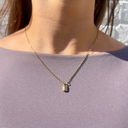 Fixed Lock Necklace