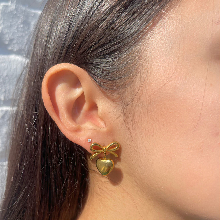 Coquette Heart Earrings