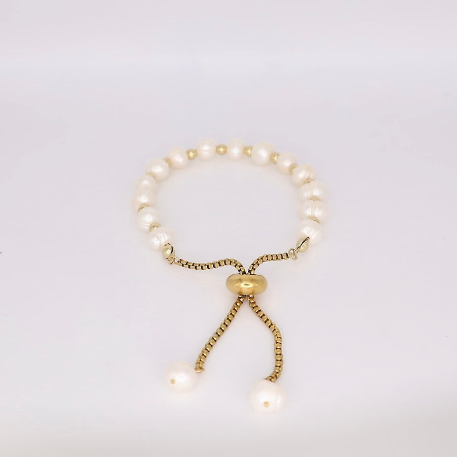 Adjustable Pearl Bracelet