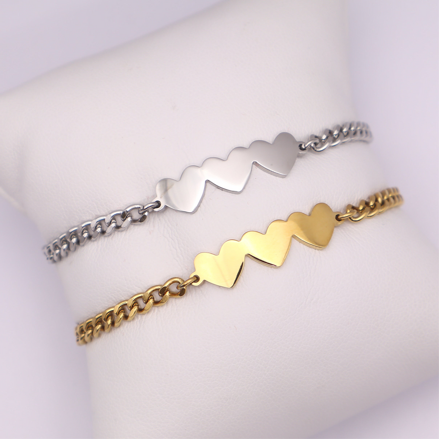 Triple Heart Bracelet