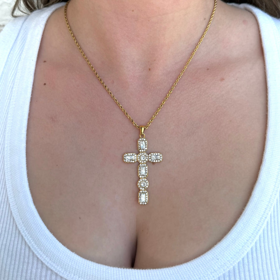 Brianna Cross Necklace