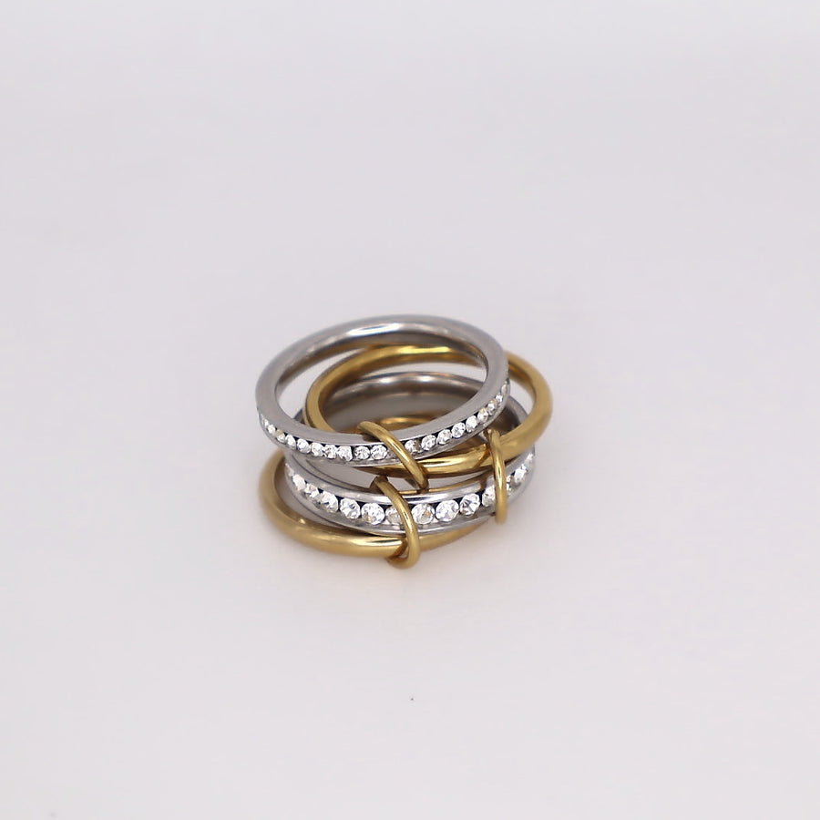 Stephanie CZ Stacked Ring