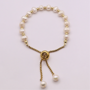 Adjustable Pearl Bracelet
