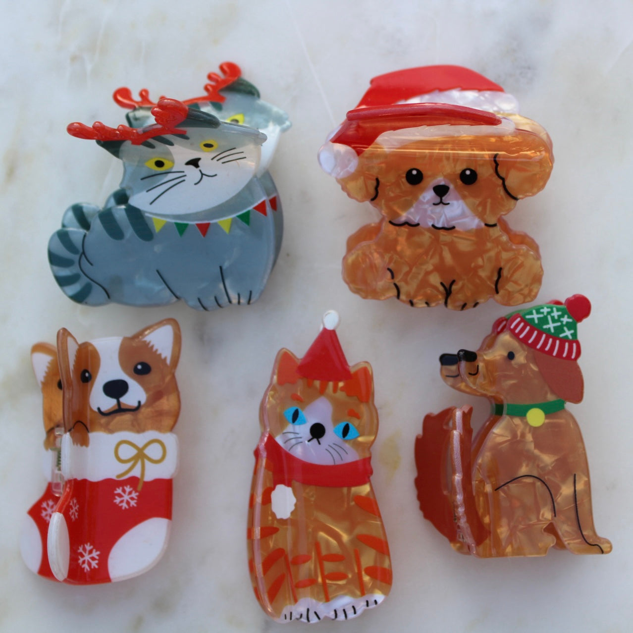 Holiday Hair Clips