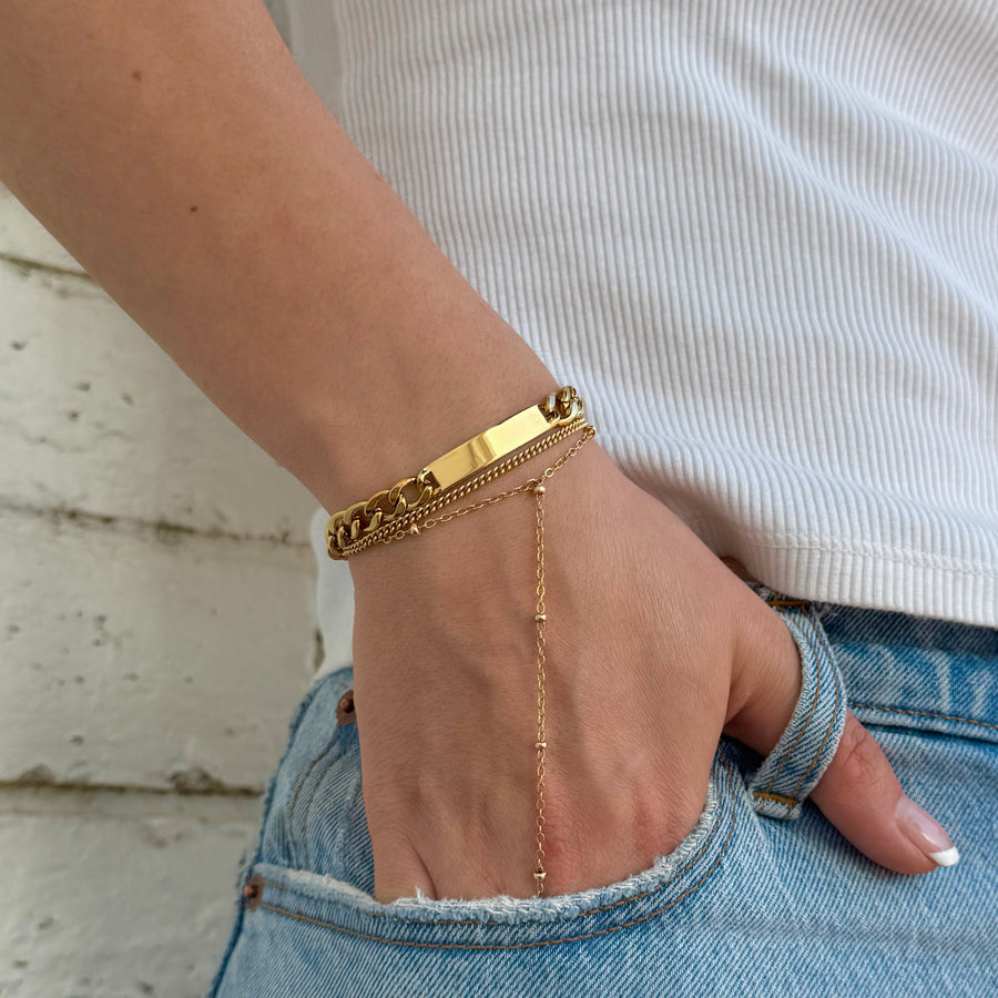 Curved Bar Bracelet