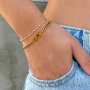 Double Heart Bracelet