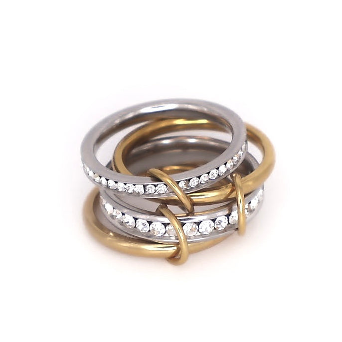 Stephanie CZ Stacked Ring