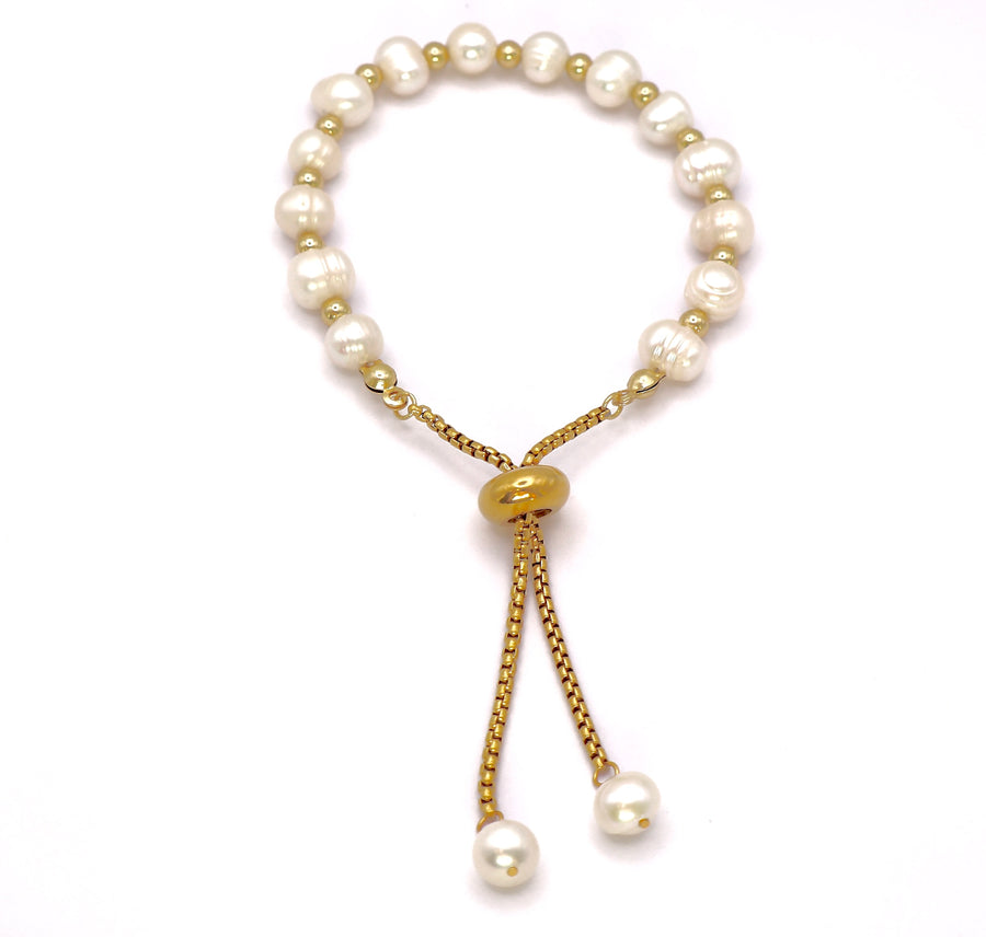 Adjustable Pearl Bracelet