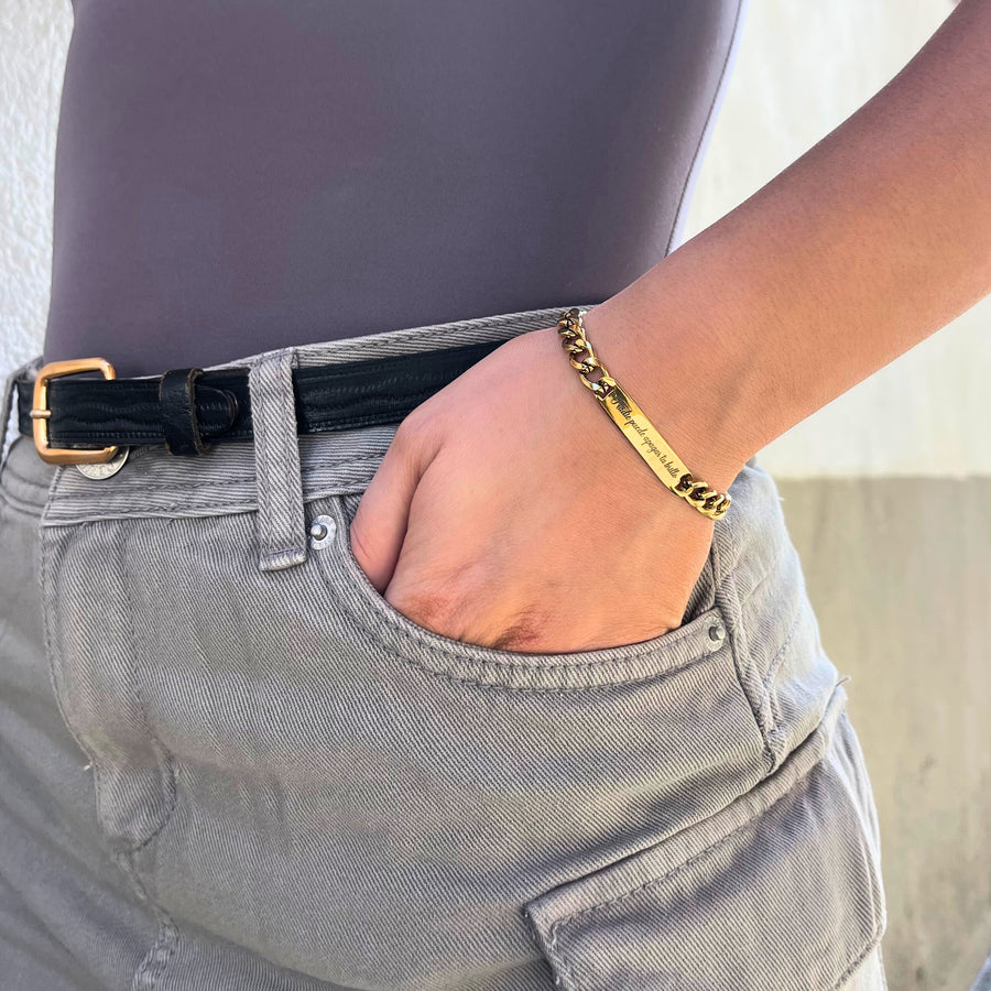 Curved Bar Bracelet